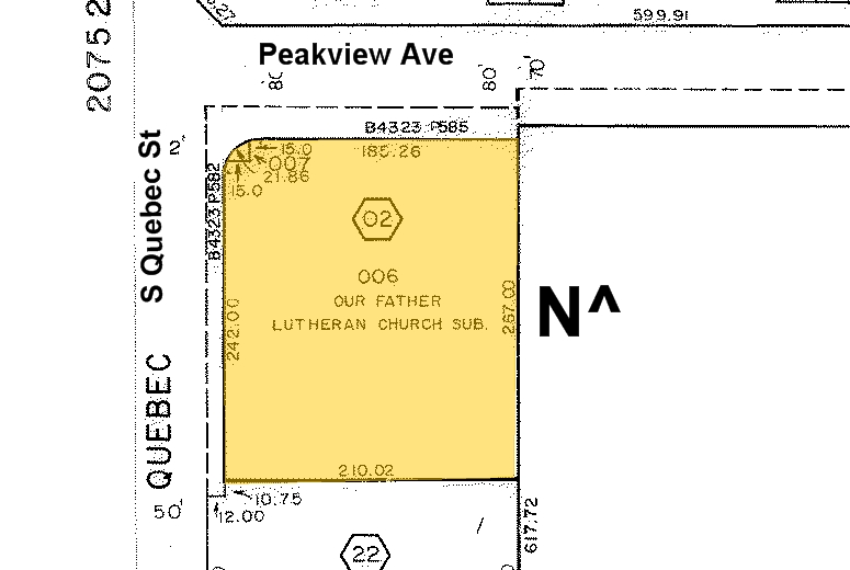 6500 S Quebec St, Englewood, CO for sale - Plat Map - Image 2 of 15