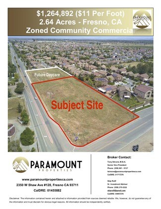 More details for W Barstow Ave, Fresno, CA - Land for Sale