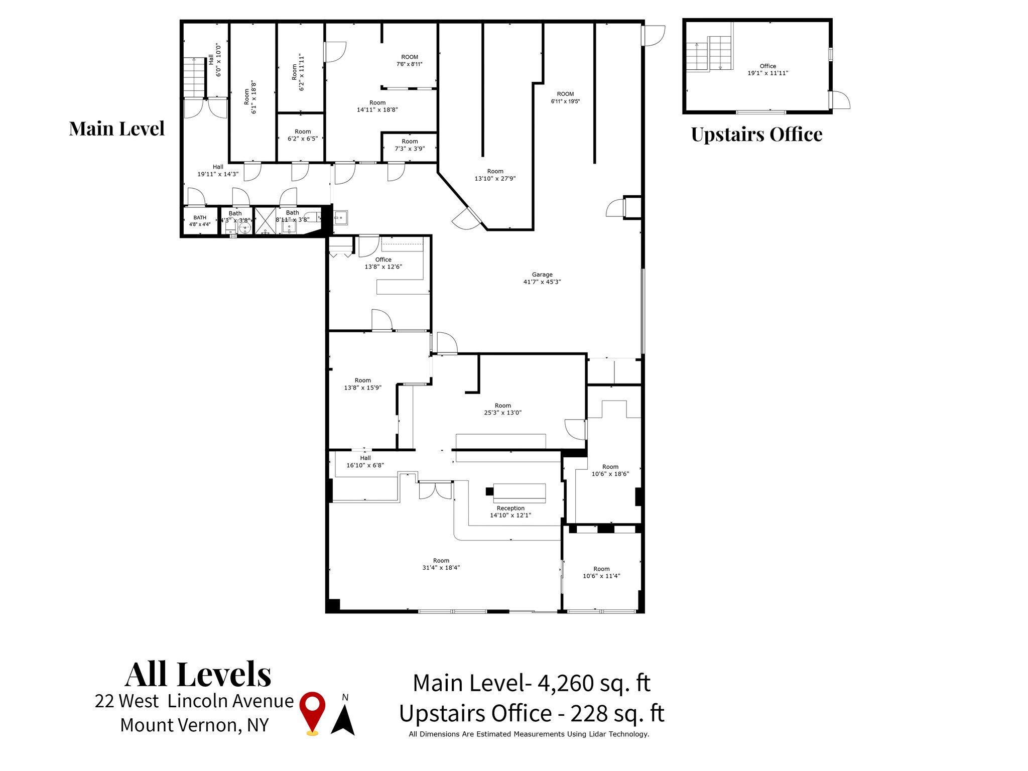 22 W Lincoln Ave, Mount Vernon, NY for lease Floor Plan- Image 1 of 1