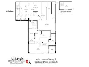 22 W Lincoln Ave, Mount Vernon, NY for lease Floor Plan- Image 1 of 1
