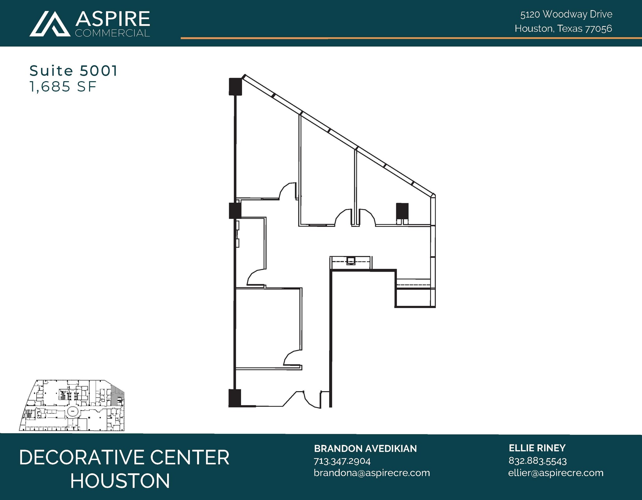 5120 Woodway Dr, Houston, TX for lease Floor Plan- Image 1 of 1