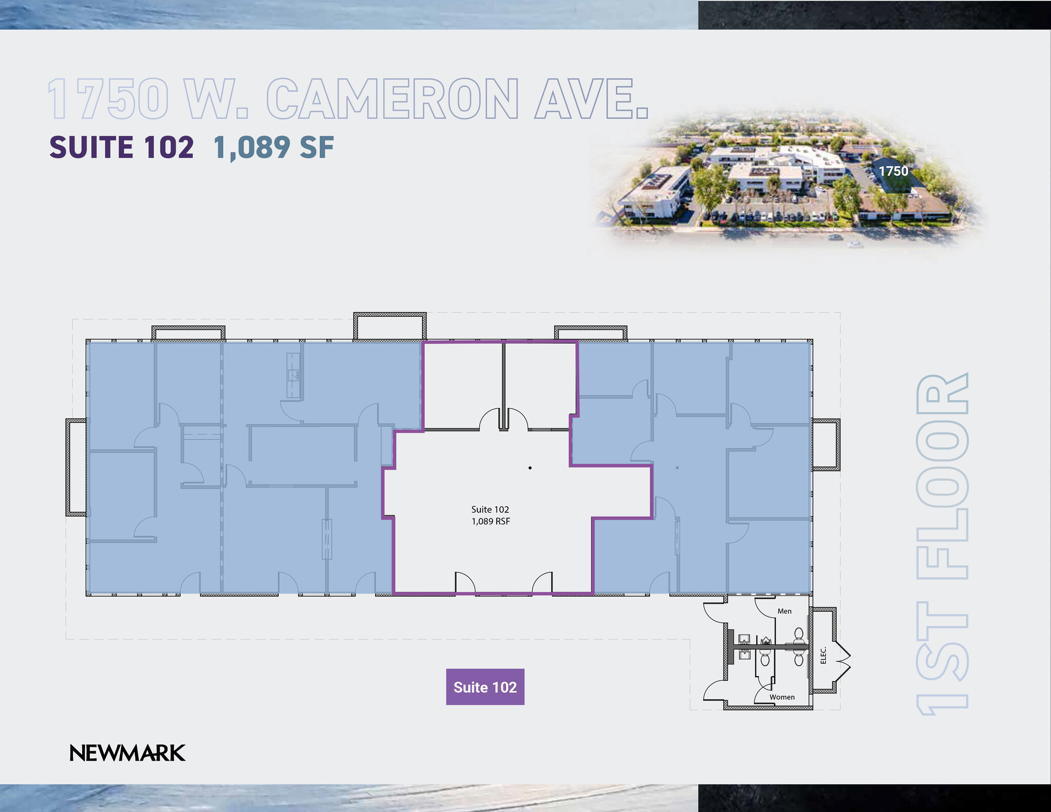 1710 W Cameron Ave, West Covina, CA for lease Floor Plan- Image 1 of 1