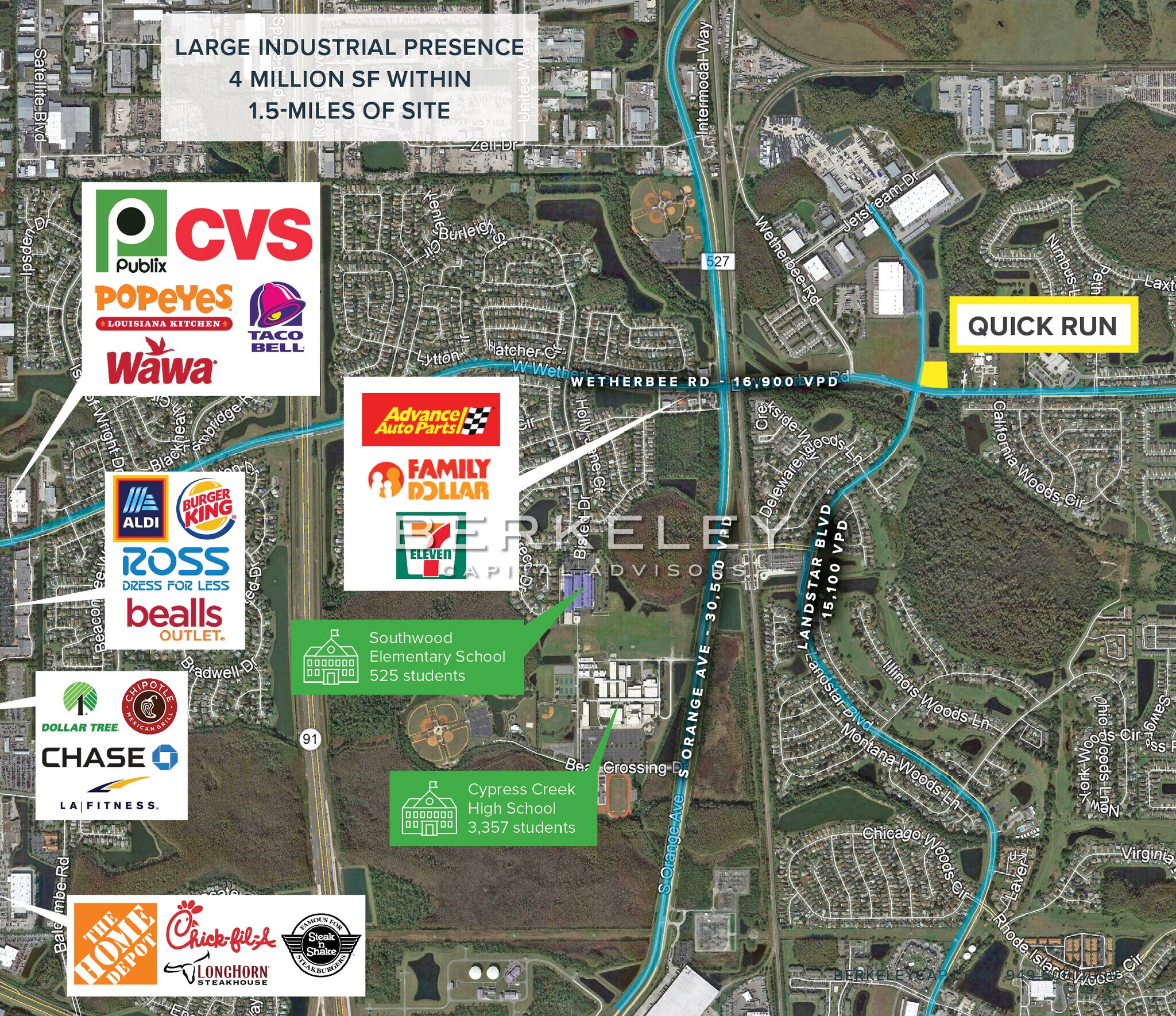 NEC Wetherbee & Landstar Blvd, Orlando, FL 32824 BrandNew Quick Run