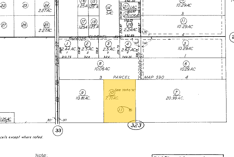 17669 Frontage, North Edwards, CA for sale - Plat Map - Image 2 of 5