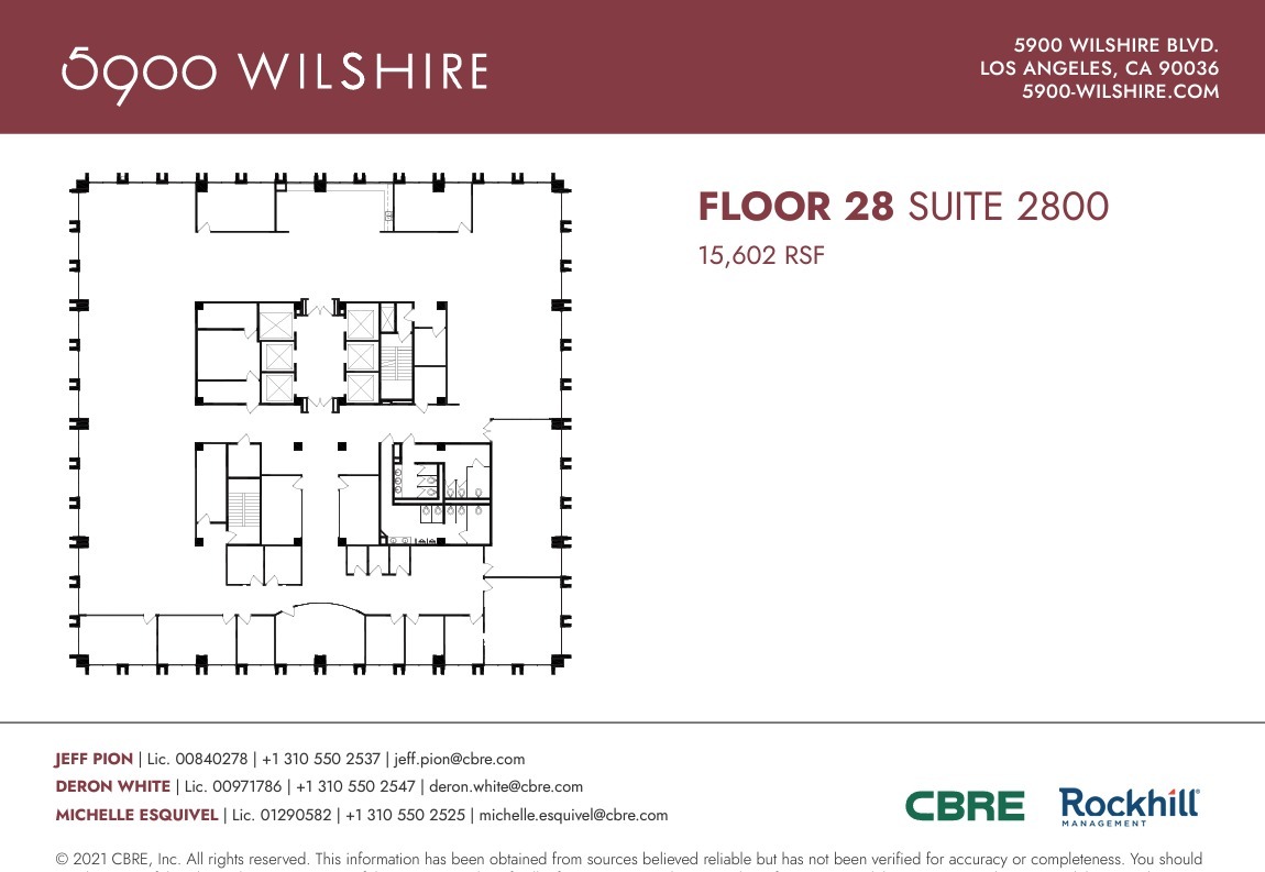 5900 Wilshire Blvd, Los Angeles, CA for lease Floor Plan- Image 1 of 1