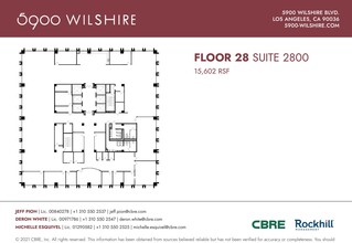 5900 Wilshire Blvd, Los Angeles, CA for lease Floor Plan- Image 1 of 1