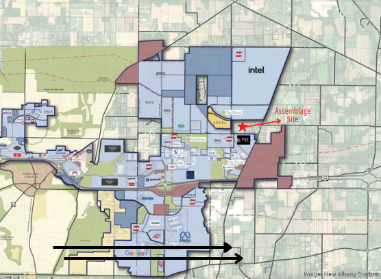 Jug Street NW and Clover Valley Land Assemblage, Johnstown, OH for sale - Site Plan - Image 2 of 2