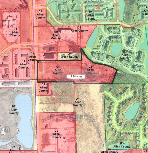 11102 Diebold Rd, Fort Wayne, IN for sale - Plat Map - Image 1 of 1