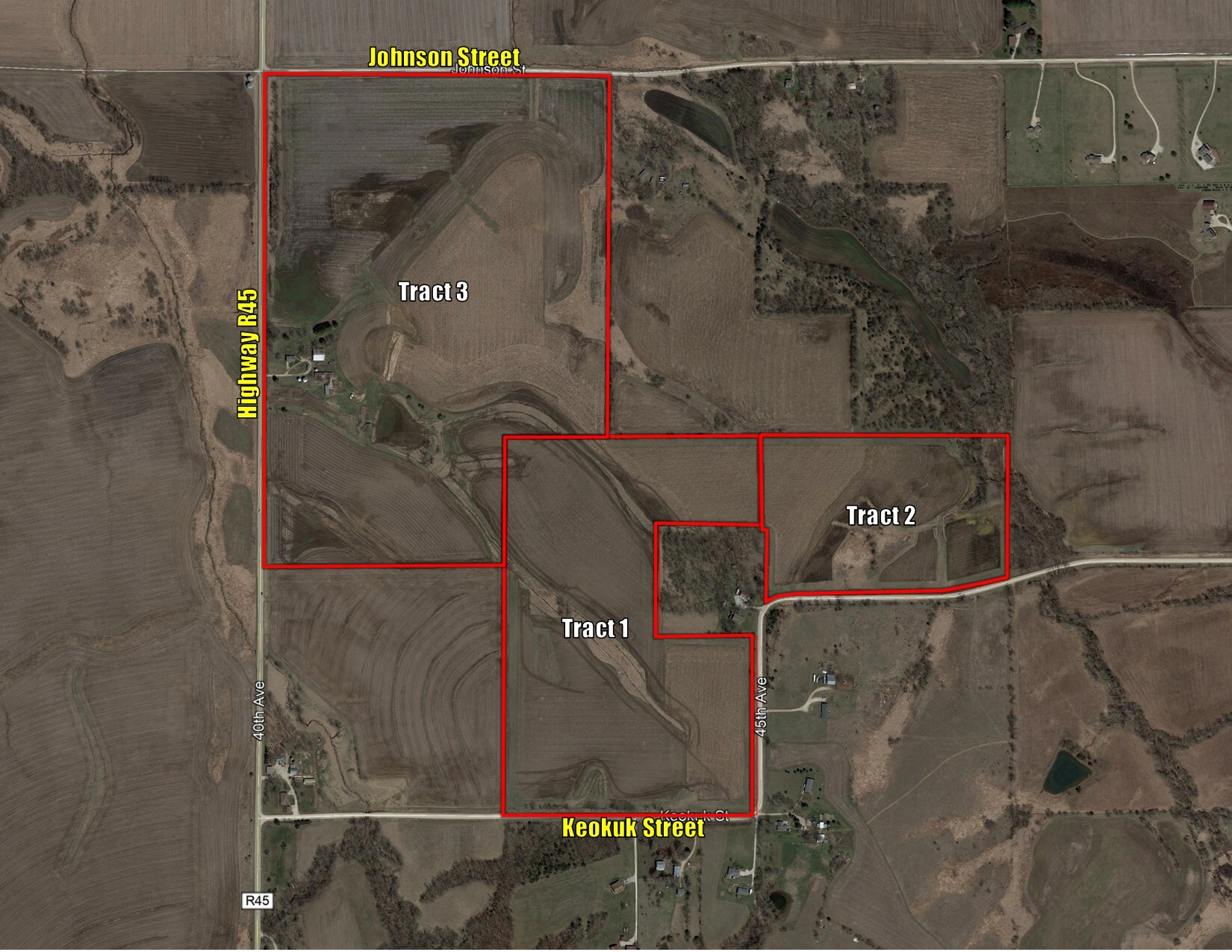 Highway R45, Prole, IA for sale Aerial- Image 1 of 1