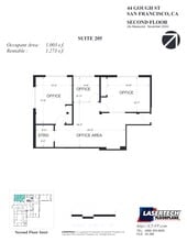 44 Gough St, San Francisco, CA for lease Floor Plan- Image 1 of 1