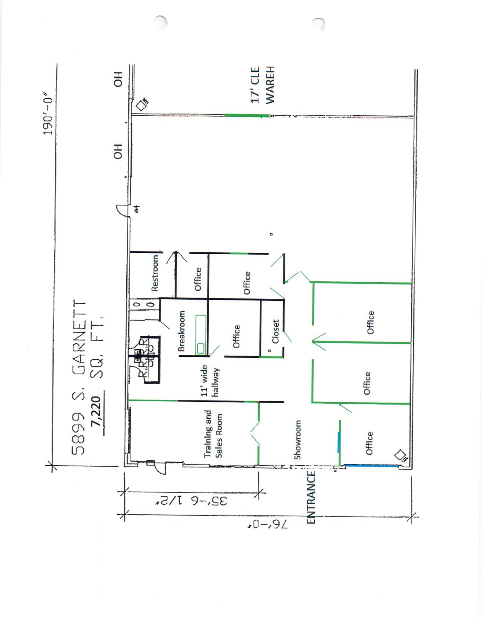 5829-5899 S Garnett Rd, Tulsa, OK for lease Site Plan- Image 1 of 1