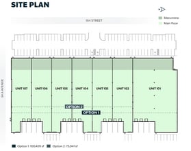 3452 194 St, Surrey, BC for lease Site Plan- Image 1 of 1