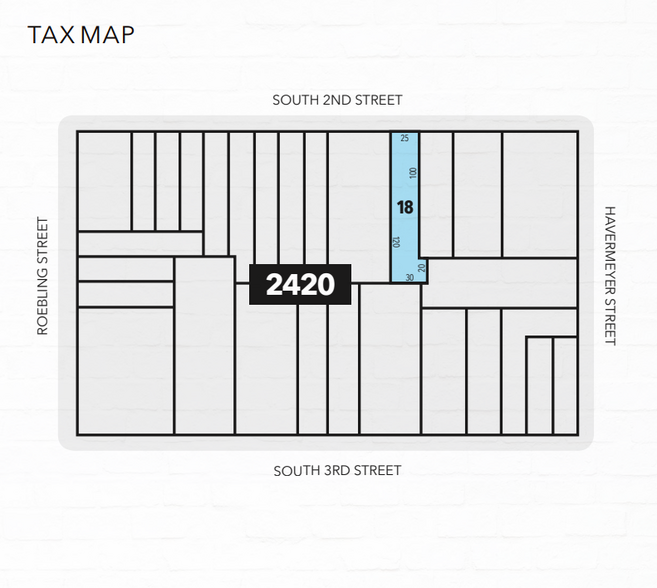 246 S 2nd St, Brooklyn, NY for sale - Plat Map - Image 3 of 4