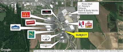 Auto Dr, Pine Bluff, AR - AERIAL  map view - Image1