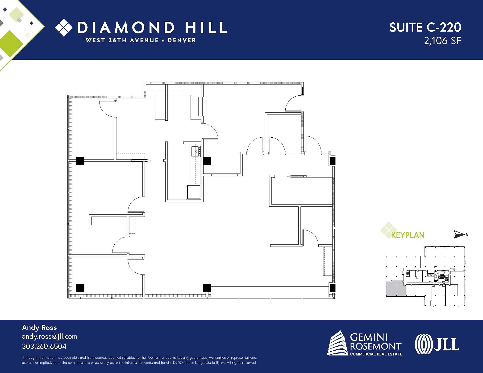 2490 W 26th Ave, Denver, CO for lease Floor Plan- Image 1 of 2