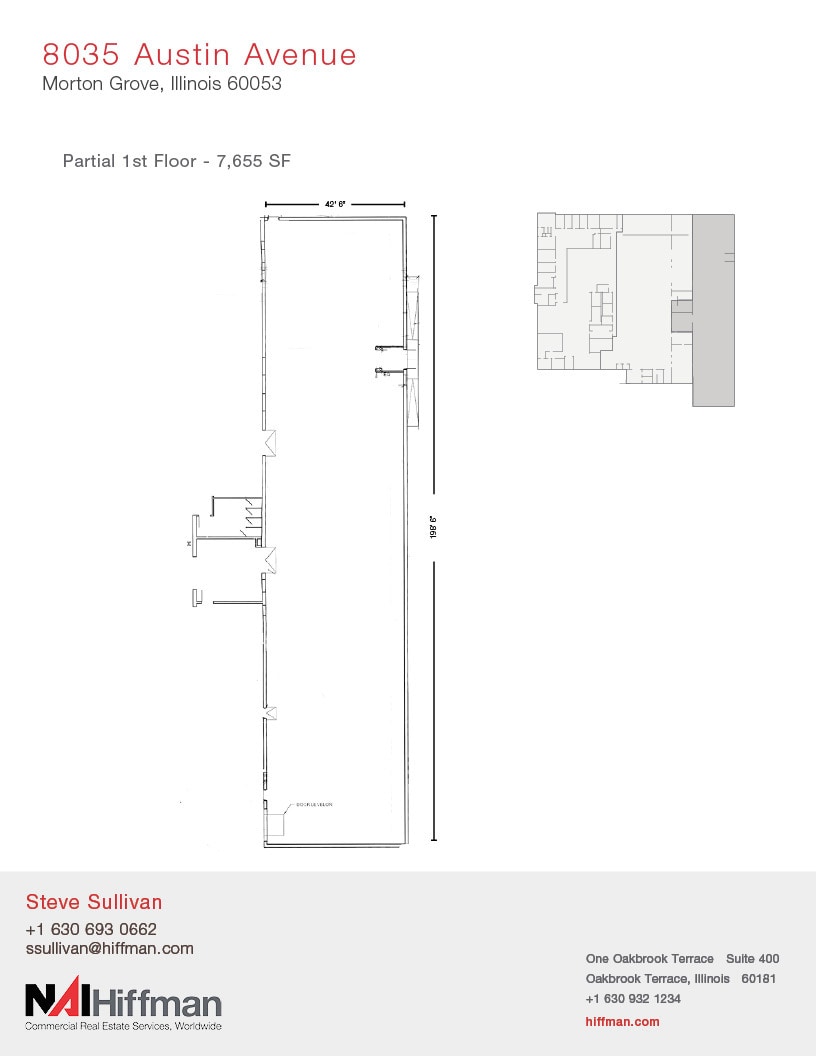 8035 Austin Ave, Morton Grove, IL for lease Floor Plan- Image 1 of 1