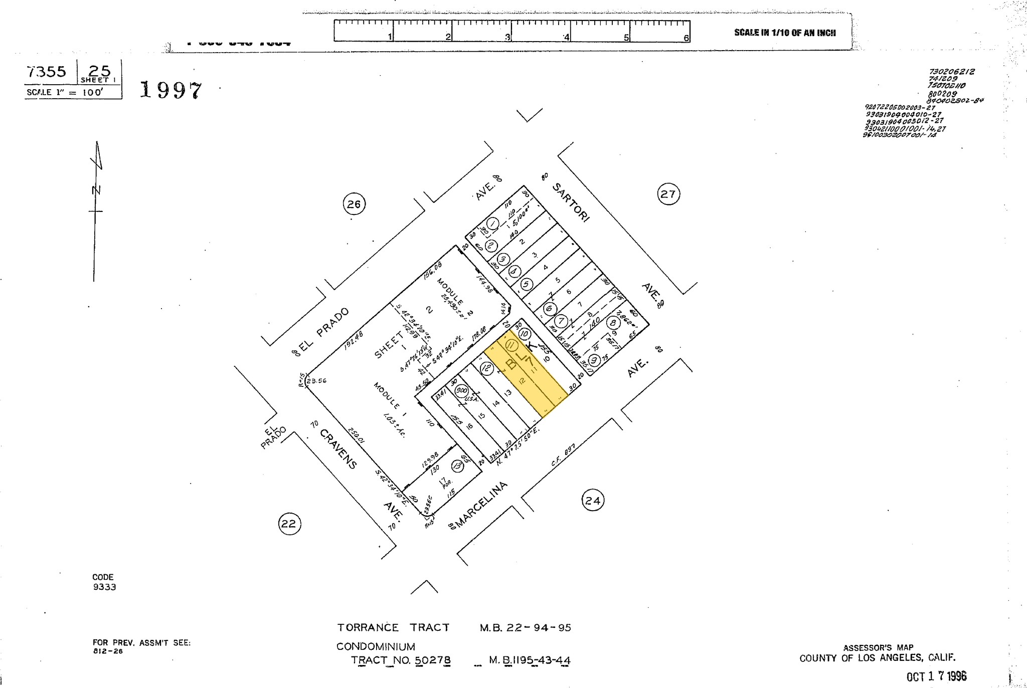 1421 Marcelina Ave, Torrance, CA for sale Plat Map- Image 1 of 1