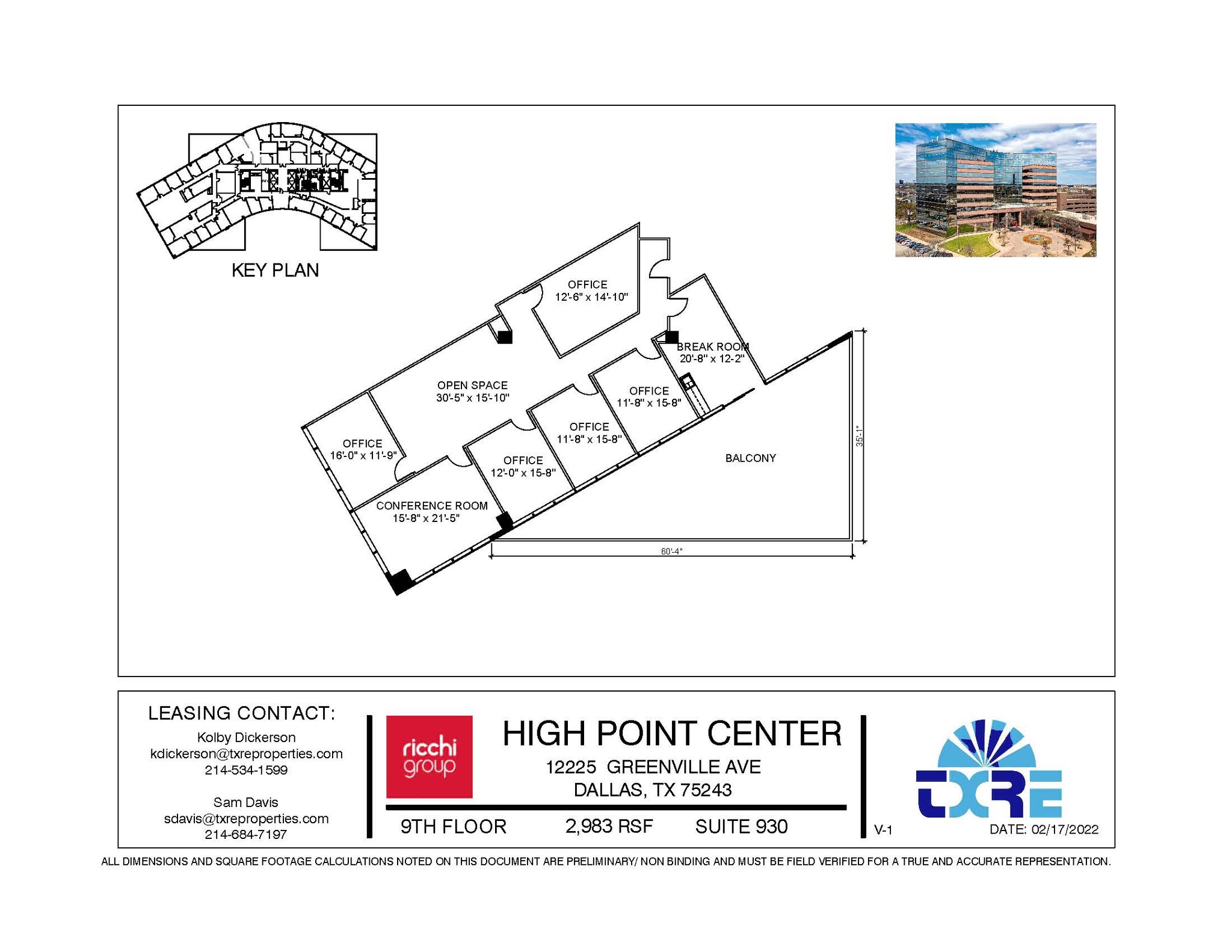 12225 Greenville Ave, Dallas, TX for lease Floor Plan- Image 1 of 1