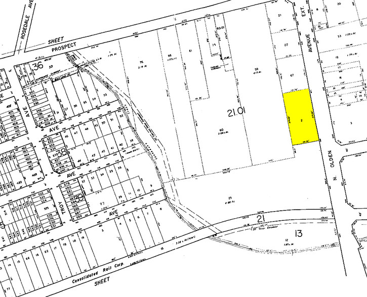 1661 N Olden Ave, Ewing, NJ for sale - Plat Map - Image 2 of 3