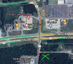 235 Co 39 rd, Chelsea, AL - Aerial map view