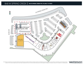 848 W Spring Creek Pky, Plano, TX for lease Site Plan- Image 2 of 2