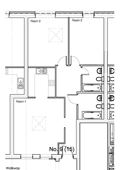 Trumpers Way, London for lease - Floor Plan - Image 2 of 9