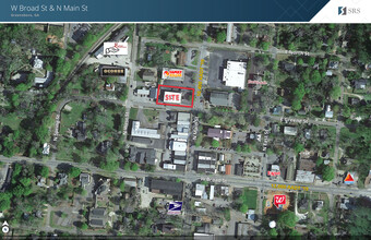 202 N Main St, Greensboro, GA - aerial  map view