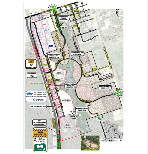 I-45 & FM 1097, Willis, TX for sale - Site Plan - Image 3 of 5