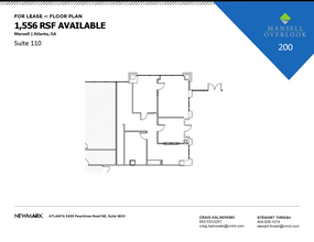 200 Mansell Ct E, Roswell, GA for lease Floor Plan- Image 1 of 1