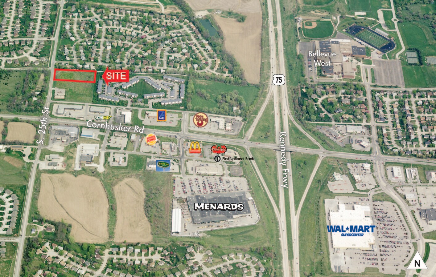 25th & Cornhusker Rd, Bellevue, NE 68005