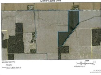 More details for 0 Mercer Van Wert County Line Rd, Rockford, OH - Land for Sale