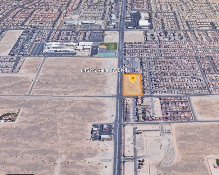 8452 S Rainbow Blvd, Enterprise, NV 89139 4 Acres Zoned C2 in Southwest Las Vegas