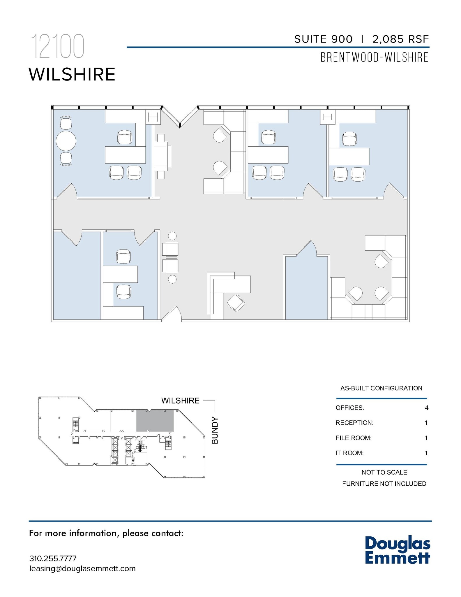 12100 Wilshire Blvd, Los Angeles, CA for lease Floor Plan- Image 1 of 1