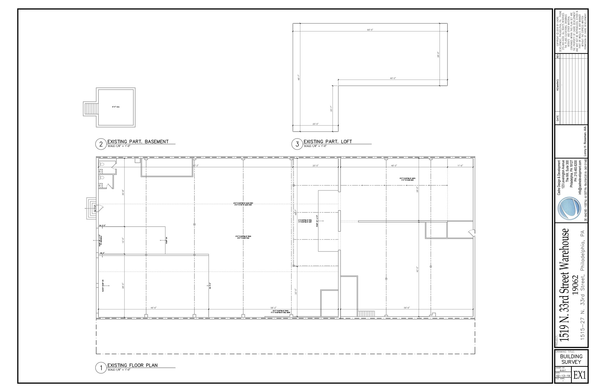 1521-1527 N 33rd St, Philadelphia, PA for lease Site Plan- Image 1 of 1