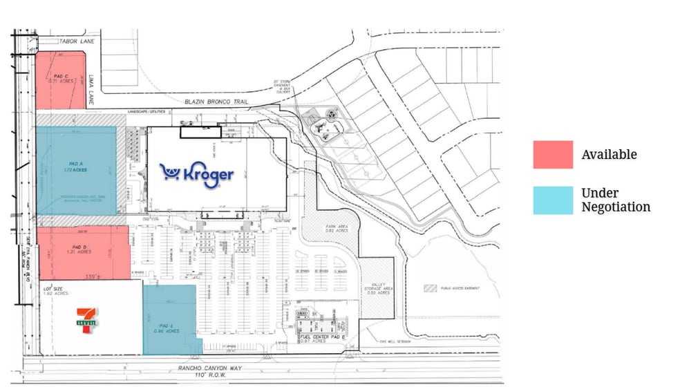 Sendera Ranch Blvd & Rancho Canyon Way, Haslet, TX for lease - Site Plan - Image 3 of 6