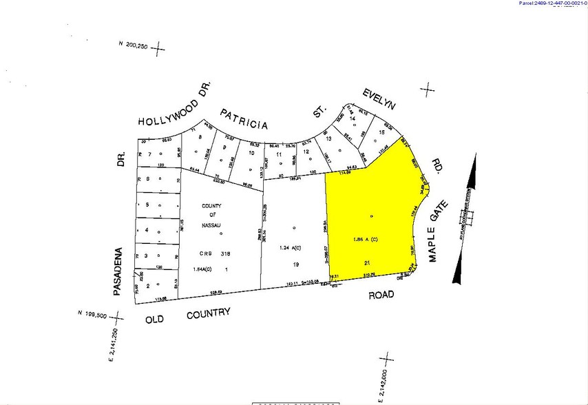 700-760 Old Country Rd, Plainview, NY for lease - Plat Map - Image 3 of 3