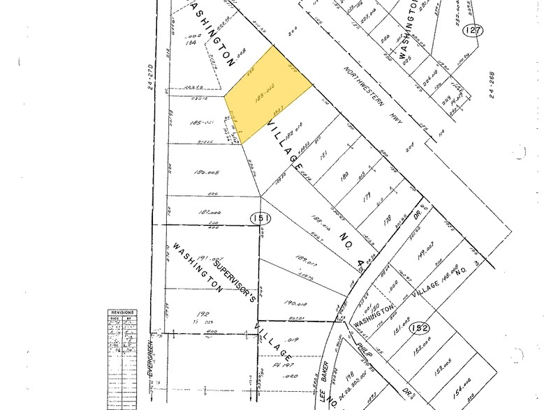 24567 Northwestern Hwy, Southfield, MI for sale - Plat Map - Image 1 of 1