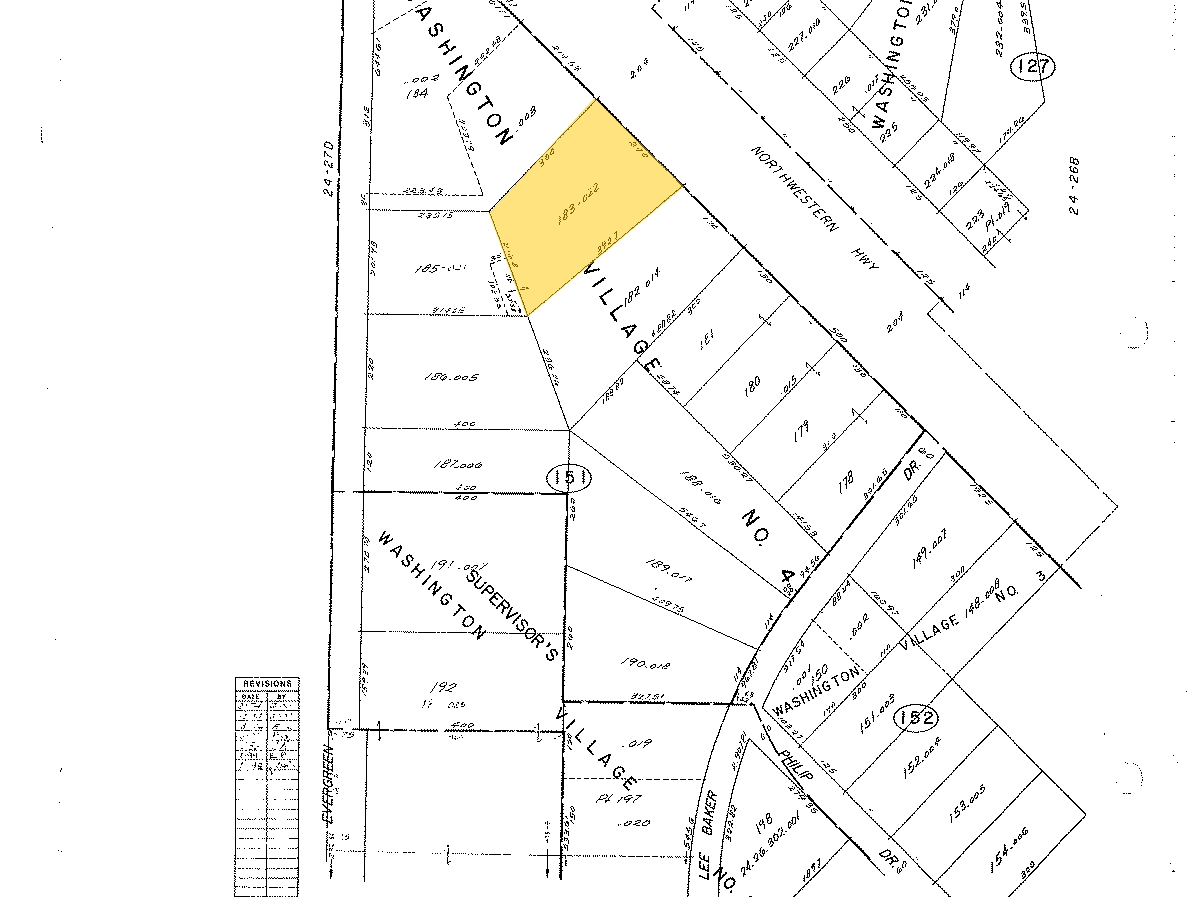 24567 Northwestern Hwy, Southfield, MI for sale Plat Map- Image 1 of 1