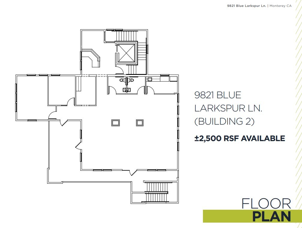 9821 Blue Larkspur Ln, Monterey, CA for lease Floor Plan- Image 1 of 1