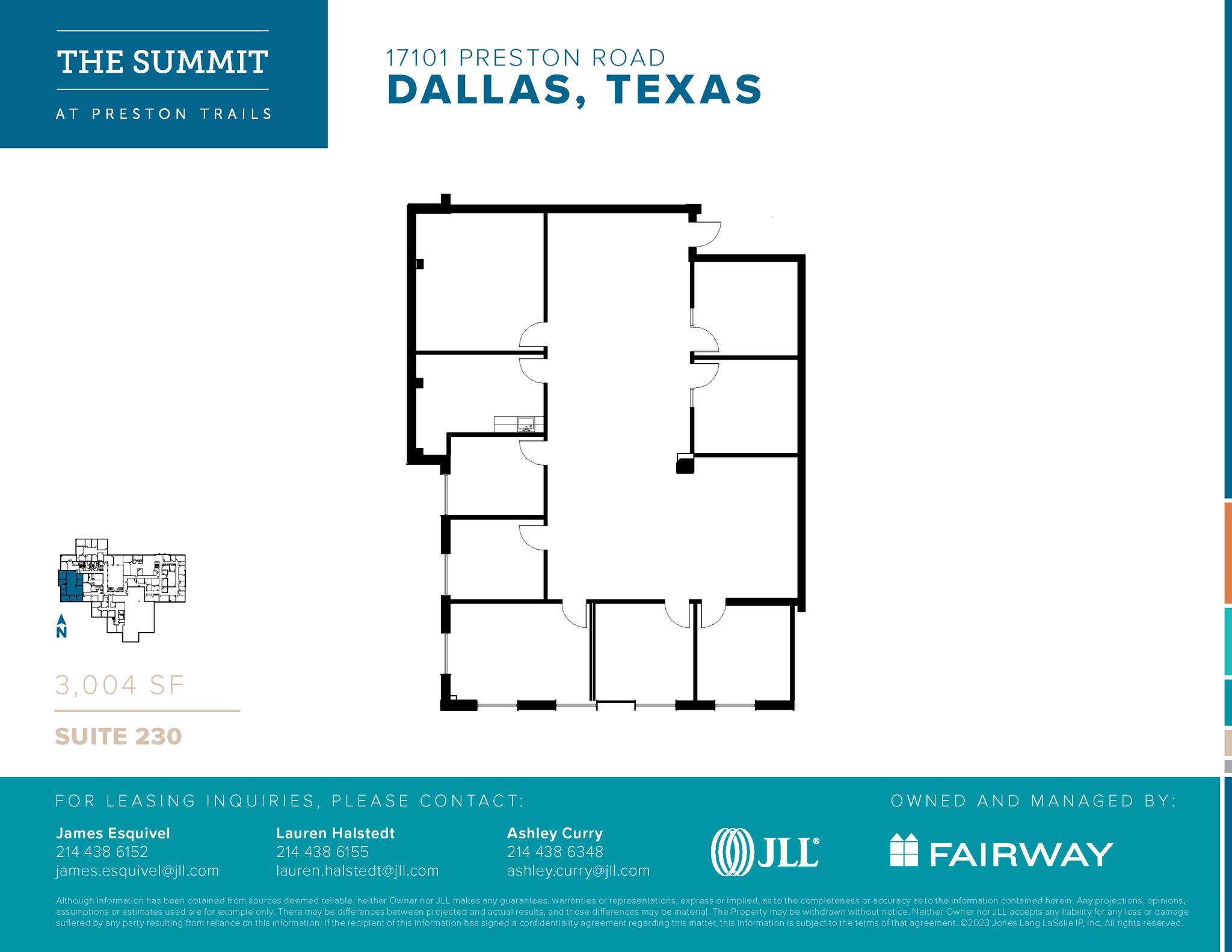 17101 Preston Rd, Dallas, TX for lease Floor Plan- Image 1 of 1