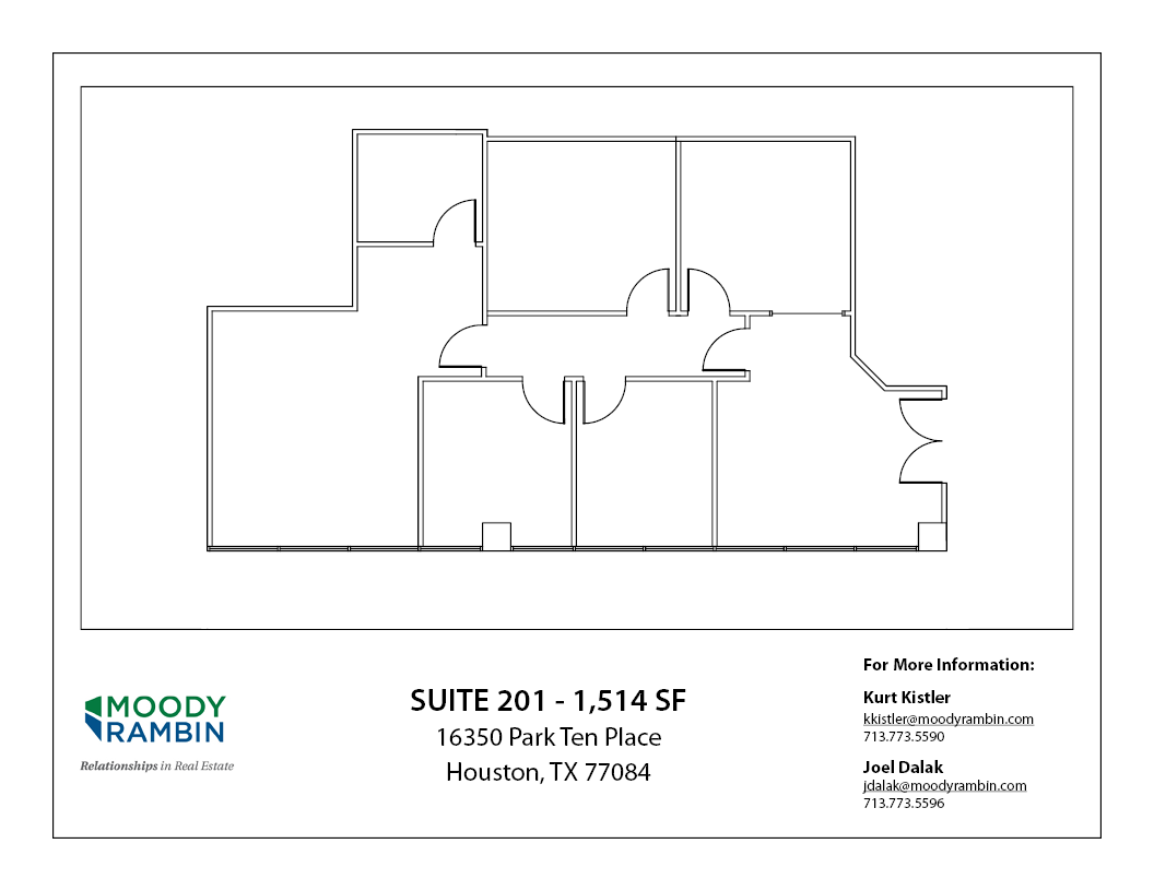 16350 Park Ten Place Dr, Houston, TX for lease Floor Plan- Image 1 of 1