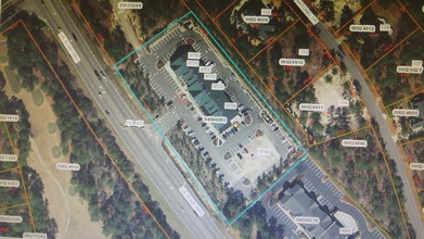 9735 US 15-501 Hwy, Pinehurst, NC - aerial  map view