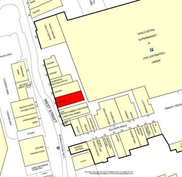 Trinity Sq, Gateshead for lease - Goad Map - Image 2 of 2