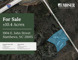 More details for 1904 E John St, Matthews, NC - Land for Sale