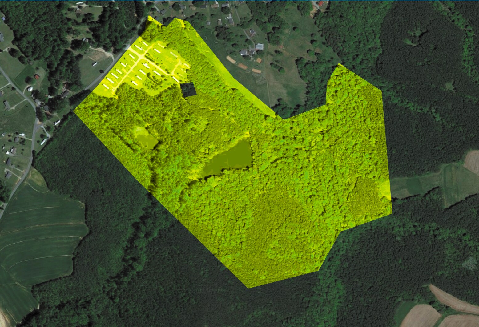 1496 Hunters Ln, Blairs, VA for sale Aerial- Image 1 of 1