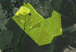 1496 Hunters Ln, Blairs, VA - AERIAL  map view