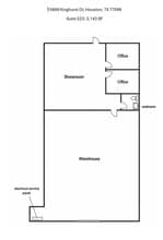 10899 Kinghurst Dr, Houston, TX for lease Floor Plan- Image 1 of 1