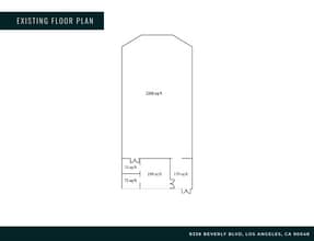 8330-8338 Beverly Blvd, Los Angeles, CA for lease Floor Plan- Image 1 of 6