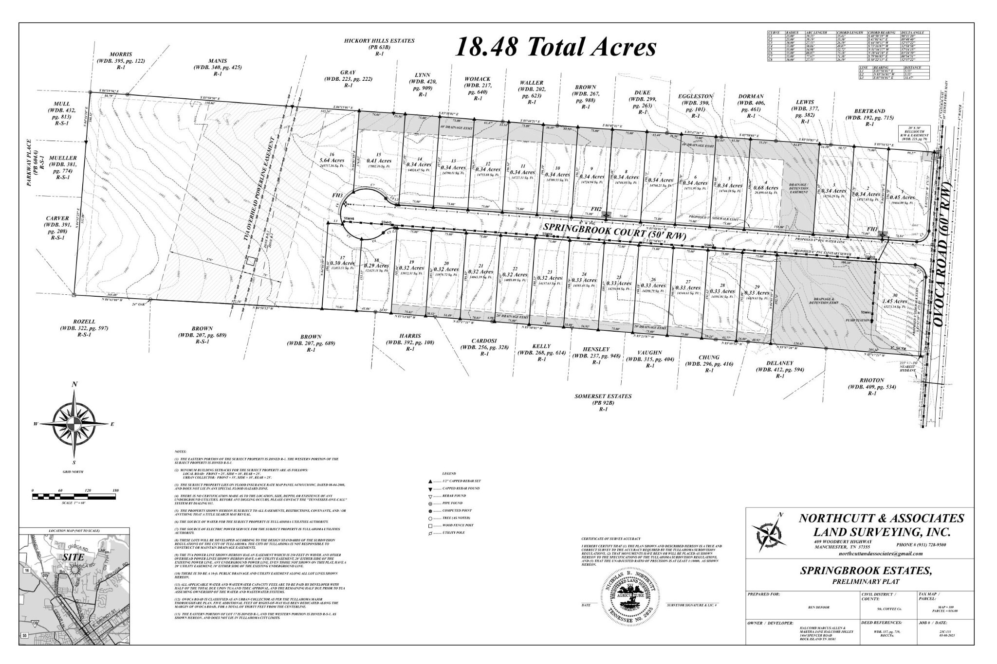 Ovoca Road, Tullahoma, TN for sale Construction Photo- Image 1 of 2