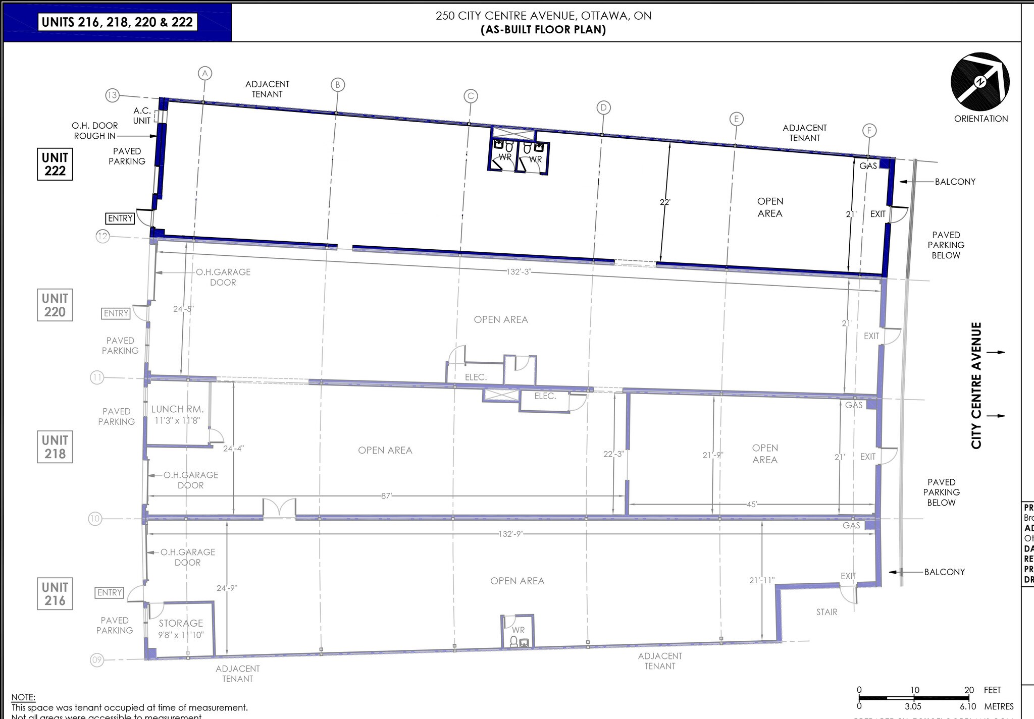 250 City Centre Ave, Ottawa, ON for lease Floor Plan- Image 1 of 6